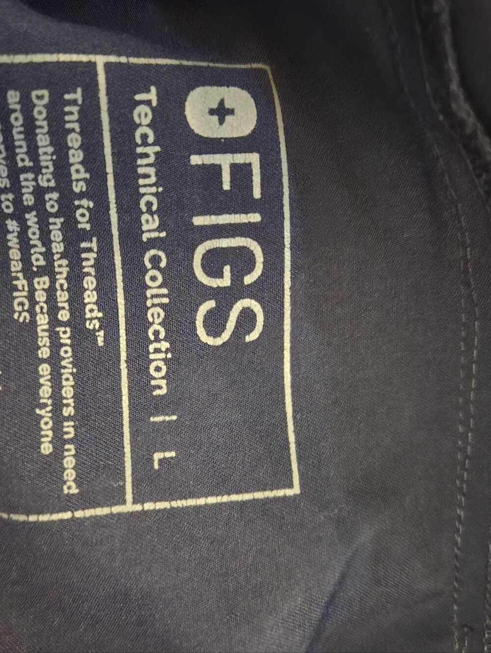 FIGS Men’s Tansen Jogger Scrub Pants Navy Size Large - Picture 7 of 7